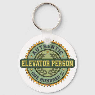 Authentic Elevator Persoon Sleutelhanger