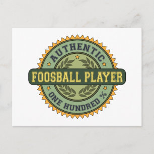 Authentic Foosball Player Briefkaart