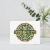 Authentic Fountain Pen Collector Briefkaart (Staand voorkant)