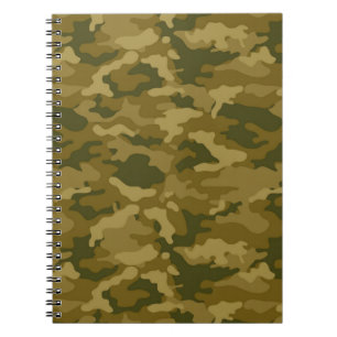 Authentic Green Army Militaire Camo Camouflage Notitieboek