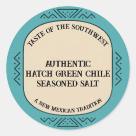 Authentic Hatch Green Chile Spice Custom Ronde Sticker