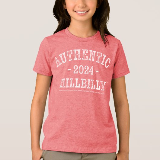 AUTHENTIC HILLBILLY™ 2024 Little’uns Tri-Blend Shirt (Voorkant)