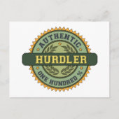 Authentic Hurdler Briefkaart (Voorkant)