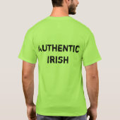 "Authentic Irish" T-Shirt (Achterkant)