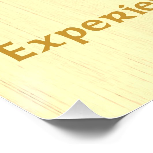 Authentic Irishman voor Hire Funny Perfect Poster (Hoek)