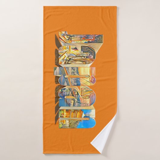 Authentic Japan Retro  Style Badhanddoek (Badhanddoek)