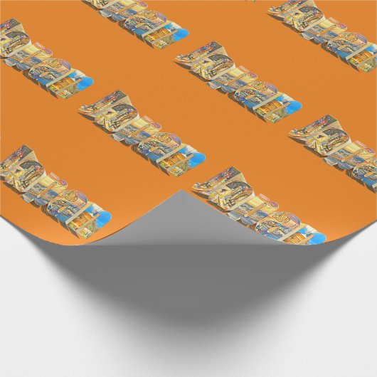 Authentic Japan Retro  Style Cadeaupapier (Hoek)