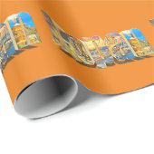 Authentic Japan Retro  Style Cadeaupapier (Rol Hoek)