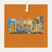 Authentic Japan Retro  Style Glas Ornament (Achterkant)