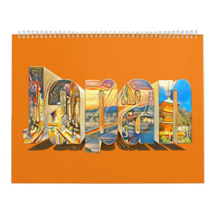 Authentic Japan Retro  Style Kalender
