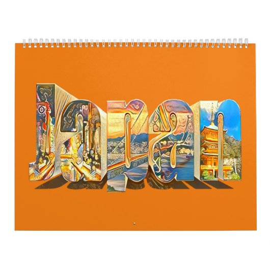 Authentic Japan Retro Style Kalender (Hoes)