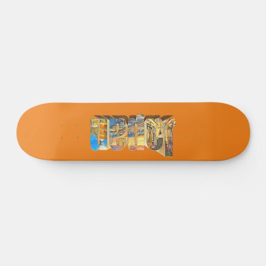 Authentic Japan Retro  Style Persoonlijk Skateboard (Horizontaal)