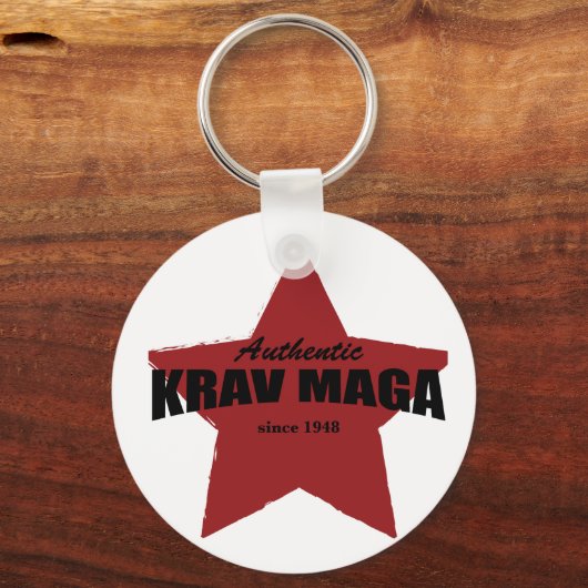 Authentic Krav Maga sinds 1948 Sleutelhanger (Voorkant)