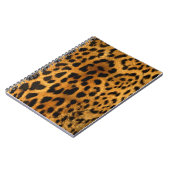 Authentic Leopard Fur Texture Notebook Notitieboek (Linkerzijde)