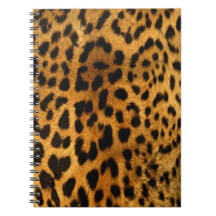 Authentic Leopard Fur Texture Notebook Notitieboek