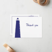 Authentic Lighthouse Dank u kaart Notitiekaartje (Voorkant / Achterkant in situ)