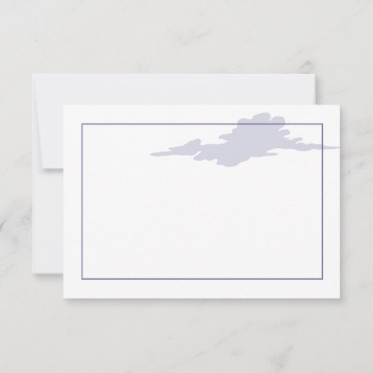 Authentic Lighthouse Dank u kaart Notitiekaartje (Achterkant)