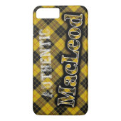 Authentic MacLeod Scottish Tartan Design Hoesje (Achterkant)