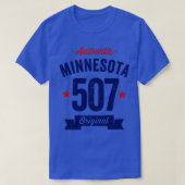 Authentic Minnesota 507 Area Code T-shirt (Design voorkant)