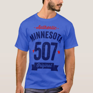 Authentic Minnesota 507 Area Code T-shirt