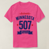 Authentic Minnesota 507 Area Code T-shirt (Design voorkant)