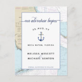 Authentic Nautical Adventure begint sparen de Datu Aankondigingskaart (Voorkant)