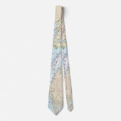 Authentic Nautical Chart Baltimore MD Chesapeake Stropdas (Voorkant)