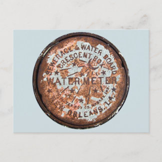 Authentic New Orleans Water Meter Hoesje Briefkaar Briefkaart