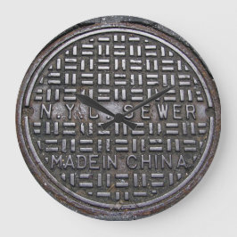 Authentic New York City NYC Sewer Hoesje Grote Klok