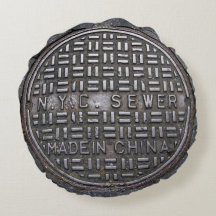 Authentic New York City NYC Sewer Hoesje