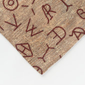 Authentic Old West Brandmarks Fleece Deken (Hoek)