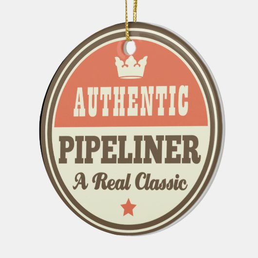 Authentic Pipeliner  Gift Idea Keramisch Ornament (Links)