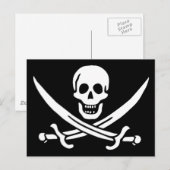 Authentic Pirate Flag van Jack Rackam Briefkaart (Voorkant / Achterkant)