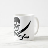 Authentic Pirate Flag van Jack Rackam Koffiemok (Voorkant rechts)