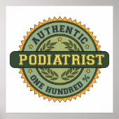 Authentic Podiatrist Poster (Voorkant)
