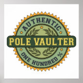 Authentic Pole Vaulter Poster (Voorkant)