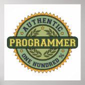 Authentic Programmer Poster (Voorkant)