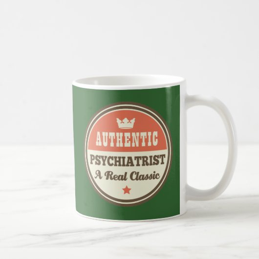 Authentic Psychiatrist een echte klassieke Koffiemok (Rechts)