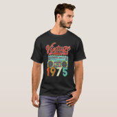 Authentic Quality Radio 1975 47th Birthday T-shirt (Voorkant volledig)