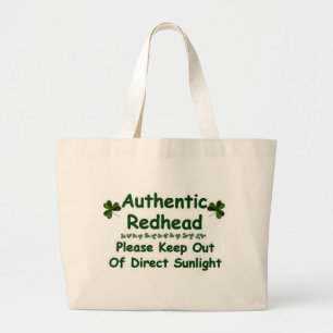 Authentic Redhead Grote Tote Bag