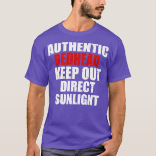 Authentic Redhead houdt Directe Zonnedagoffertes b T-shirt