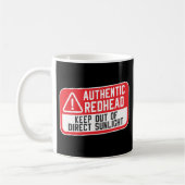 Authentic Redhead Keep Out Direct Sunlight Koffiemok (Links)