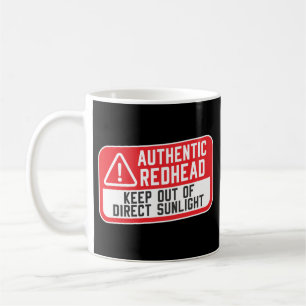 Authentic Redhead Keep Out Direct Sunlight Koffiemok