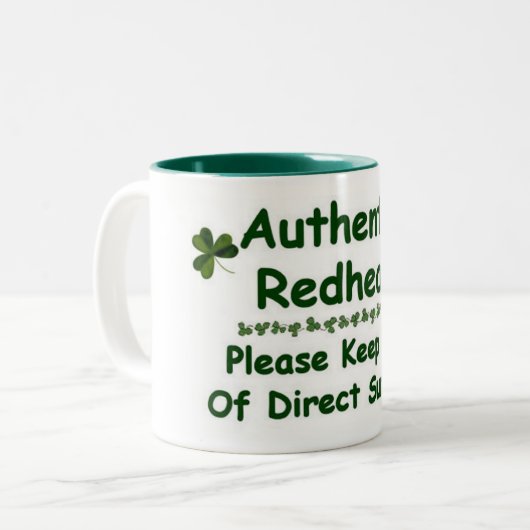 Authentic Redhead Tweekleurige Koffiemok (Voorkant links)