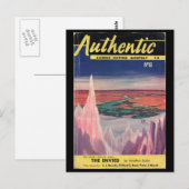 Authentic Science Fiction Maandelijks _November 19 Briefkaart (Voorkant / Achterkant)