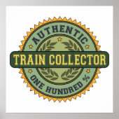 Authentic Train Collector Poster (Voorkant)