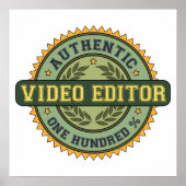 Authentic Video Editor Poster (Voorkant)