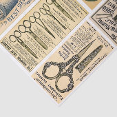 Authentic Vintage Sewing Adverts ES1 Decoupage Tissuepapier (Detail)