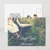 Authentic Wedding Bedankt Briefkaart (Voorkant / Achterkant)