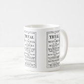 Authentic Witch Trials Poster Koffiemok (Voorkant rechts)